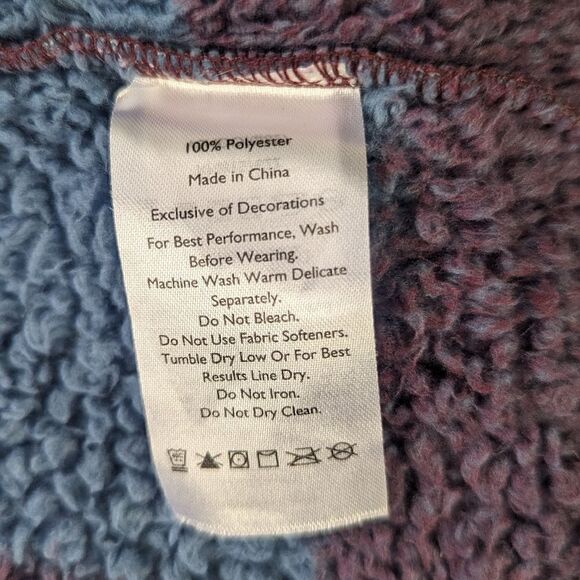 Eddie Bauer Plush Fast Fleece ¼ Zip Pullover Sweater SM Cozy Cabincore Outdoors - Picture 11 of 13